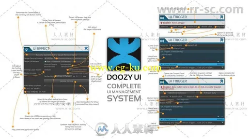 完整的UI管理系统GUI编辑器扩充Unity游戏素材资源的图片6