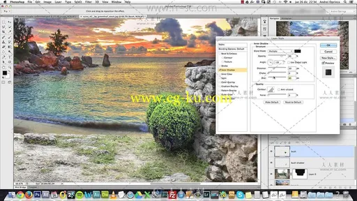 Photoshop创造一个现实的日落效果视频教程的图片3