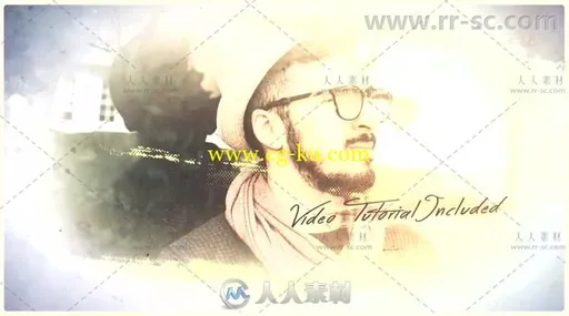 时尚高级复古幻灯片相册动画AE模板 Videohive Vintage Slideshow 19118505的图片2