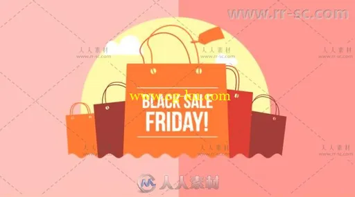 时尚黑色星期五网上产品展示促销视频包装AE模板 Videohive Black Friday Sale - O的图片2