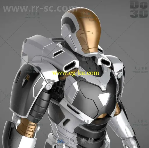 钢铁侠3D打印模型合辑 3D PRINTABLE COSTUME DO3D IRON MAN SUIT MK39 GEMINI的图片1