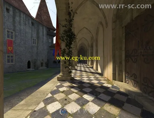 360度中世纪城堡场景环境3D模型合辑的图片11