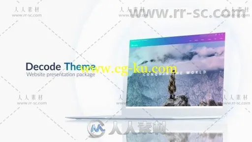 简洁干净的网站演示介绍宣传视频包装AE模板Videohive Website Presentation Pack的图片1