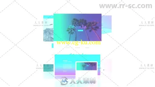 简洁干净的网站演示介绍宣传视频包装AE模板Videohive Website Presentation Pack的图片6