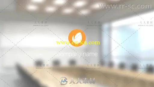 简洁的水滴圆环散开标志展示Logo演绎AE模板Videohive Water Circles Logo Reveal的图片4