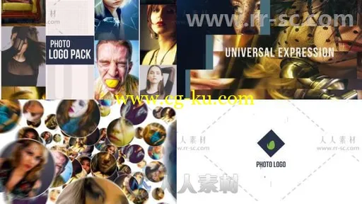 创意简单的照片展示标志Logo演绎AE模板 Videohive Photo Logo 20483926的图片1