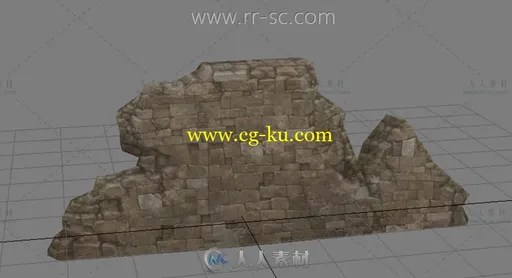 破墙场景3D模型的图片1