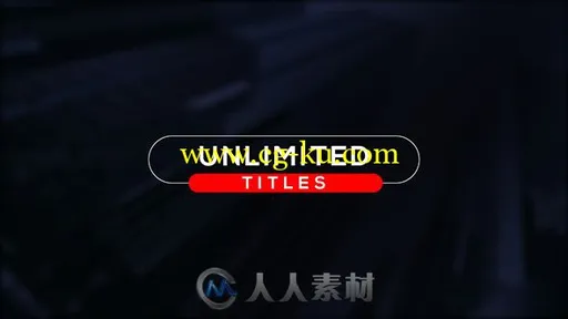 企业风格最小标题排版动画展示AE模板 Videohive Unlimited Minimal Titles 19074649的图片1