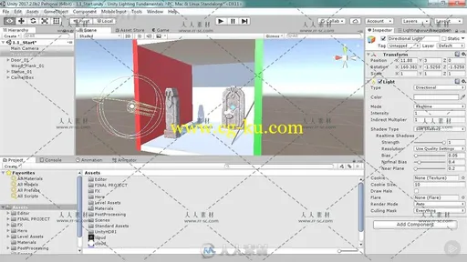 Unity游戏灯光照明核心训练视频教程 PLURALSIGHT UNITY LIGHTING FUNDAMENTALS的图片3