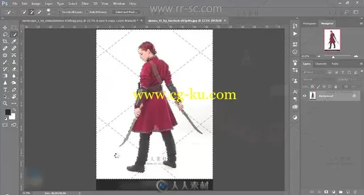 Photoshop人物抠像合成视频教程的图片3