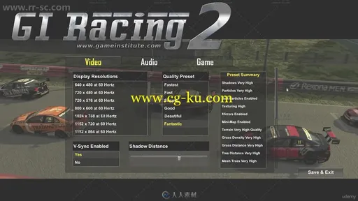 赛车游戏物理原理与人工智能大师级视频教程 UDEMY RACING GAME PHYSICS AND ARTIFI的图片5