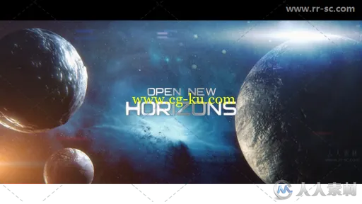 梦幻星空穿梭美丽耀斑展示标题动画AE模版 Videohive Space Interstellar Titles的图片12