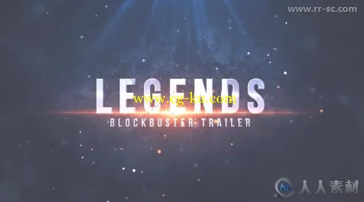 史诗震撼传奇大片预告片视频包装AE模版 Videohive Legends Blockbuster Trailer 1的图片2