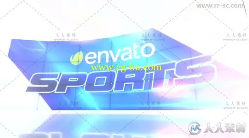 现代体育运动广播片头电视栏目视频包装AE模版 Videohive Impact Sports Motion B的图片3