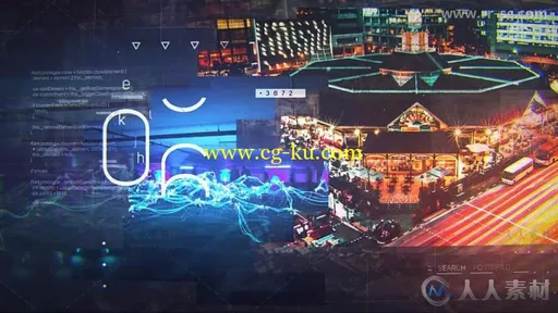 超炫的科技感数字全息效果产品推广片头视频包装AE模版 Videohive Digital Promo的图片2