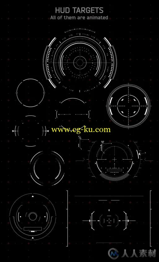 超炫震撼未来科技屏幕操作界面特效动画展示AE模版 Videohive Trigger - HUD Eleme的图片5