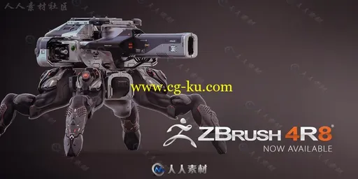 ZBrush 4数字雕刻和绘画软件R8 P2 Mac版 PIXOLOGIC ZBRUSH 4R8 P2 MACOSX XFORCE的图片1