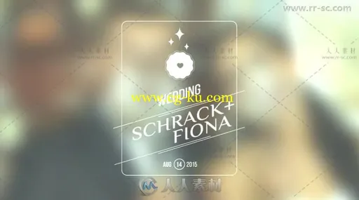 简单浪漫温馨的婚礼文字标题动画AE模板 Videohive Wedding Titles Pack的图片2