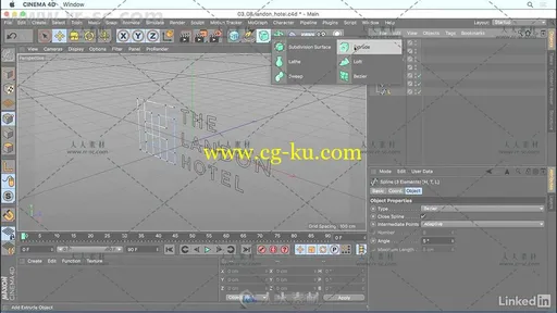 C4D R19运动图形动画基础核心训练视频教程 Cinema 4D R19 Essential Training Moti的图片3