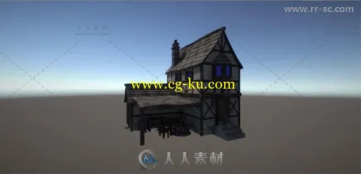 典型的中世纪建筑历史环境3D模型Unity素材资源的图片5