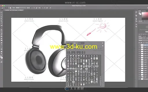 Photoshop耳机设计视频教程的图片3
