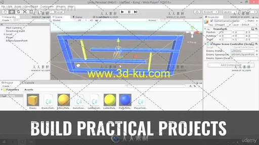 Unity游戏开发大师班课程视频教程完整版 UDEMY THE COMPLETE UNITY MASTERCLASS BU的图片1