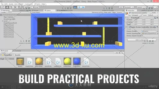 Unity游戏开发大师班课程视频教程完整版 UDEMY THE COMPLETE UNITY MASTERCLASS BU的图片2