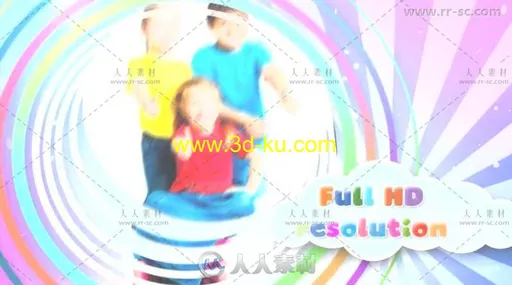 有趣的卡通效果儿童节目片头视频包装AE模板 Videohive Kids Opener v3 6817761的图片2