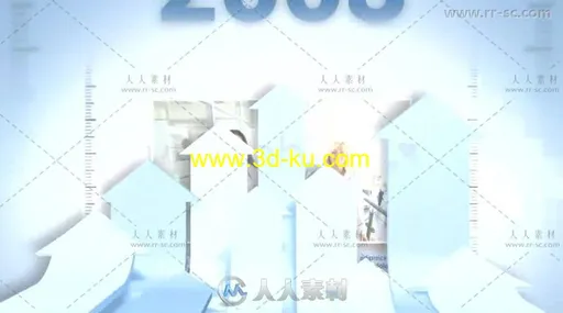 时尚优雅的企业时间线事件介绍展示视频AE模板 Videohive Corporate Timeline 4884782的图片2