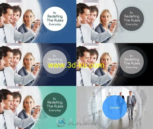 干净简约的公司企业业务图片展示视频宣传AE模板 Videohive Clean Corporate 5161449的图片1