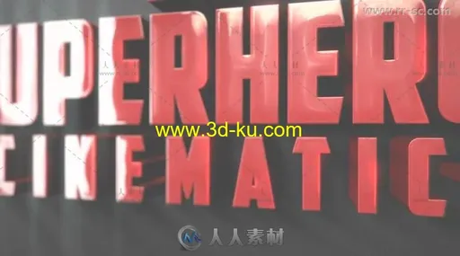 大气史诗电影预告片3D标志展示Logo演绎AE模板 Videohive Majestic Cinematic 3D L的图片1