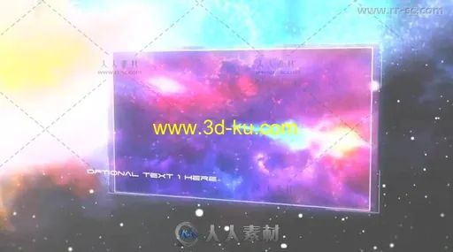 震撼梦幻银河系遨游宇宙太空星云粒子特效展示AE模板 Videohive Galactic View 129的图片2