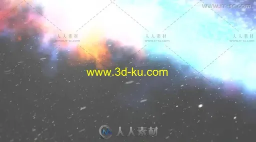 震撼梦幻银河系遨游宇宙太空星云粒子特效展示AE模板 Videohive Galactic View 129的图片3