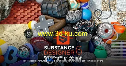 Substance Designer纹理材质制作软件V2017.1.4版 ALLEGORITHMIC SUBSTANCE DESIGNE的图片1