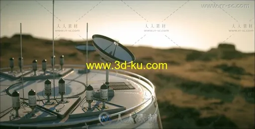 恶劣的火星栖息地环境3D模型合辑的图片3