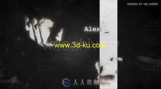 震撼信号故障效果动作电影标题动画展示视频包装AE模板 Videohive The Action Titl的图片1