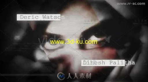 震撼信号故障效果动作电影标题动画展示视频包装AE模板 Videohive The Action Titl的图片3