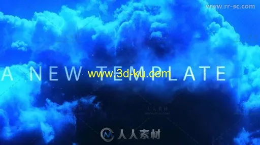 美丽震撼的暗黑深蓝色天空影视标题动画展示AE模板 Videohive Dark Sky Titles 1388的图片2