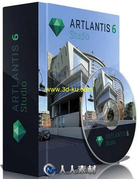 Abvent Artlantis Studio建筑场景专业渲染软件V6.5.2.14版 ABVENT ARTLANTIS STUDI的图片1