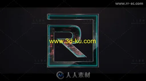 震撼数字涡流标志科技感穿梭展示Logo演绎AE模板 Videohive Digital Vortex Logo 2的图片2