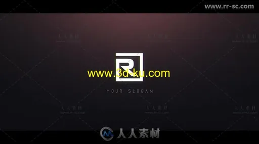 震撼数字涡流标志科技感穿梭展示Logo演绎AE模板 Videohive Digital Vortex Logo 2的图片3