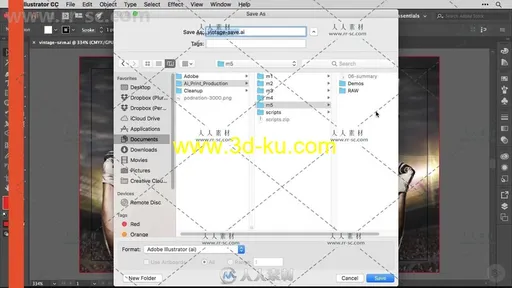 Illustrator印刷产品设计制作视频教程 ILLUSTRATOR CC PRINT PRODUCTION的图片3