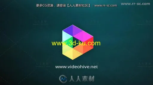 美丽多彩粒子汇聚标志展示Logo演绎AE模板 Videohive Logo Formation 19422035的图片1