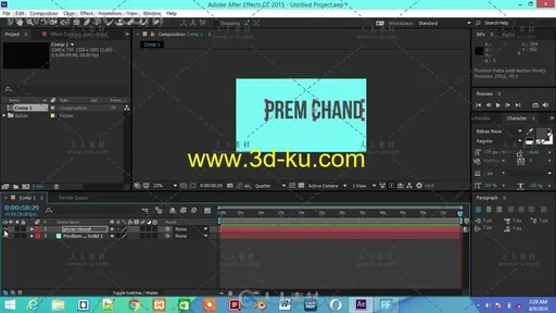 AE文本图形排版动画实例训练视频教程 UDEMY AFTER EFFECTS :CREATE COOL MOTION GR的图片1