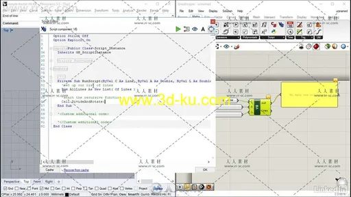 Rhino中Grasshopper参数化算法建模插件使用视频教程的图片2