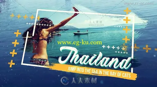 独特个性旅行照片展示幻灯片相册动画AE模板 Videohive Spirit Of Travel Slidesh的图片4