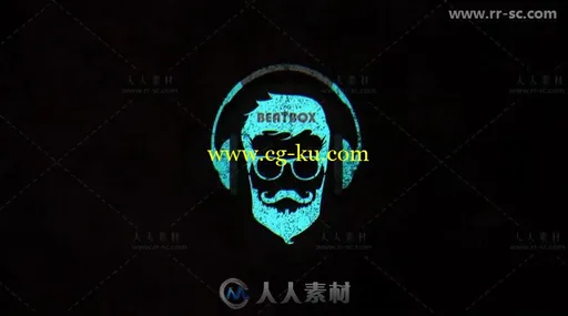 独特个性信号损坏故障标志展示Logo演绎AE模板 Videohive Glitch logo 19910641的图片1