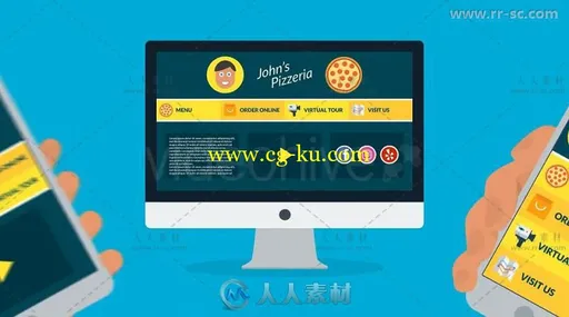 小型企业营销解说动画视频元素AE模板 Videohive Small Business Marketing Explai的图片3