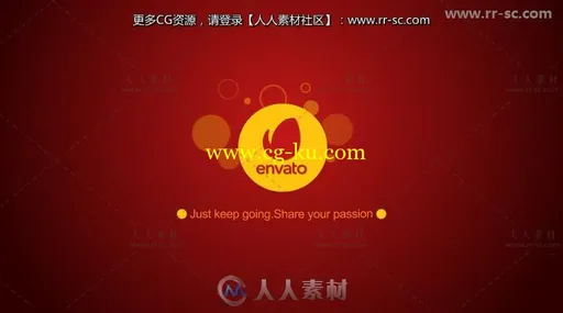 简单的新春倒计时形状标志动画Logo演绎AE模板 Videohive Simple Countdown Shape的图片1