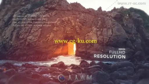 干净优雅美丽的图文展示幻灯片相册动画AE模板 Videohive Clean Slideshow 20729487的图片2